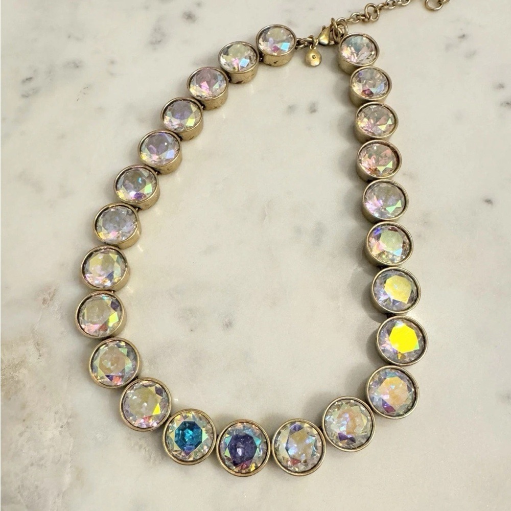 J.Crew‎ Brûlée brulee iridescent necklace